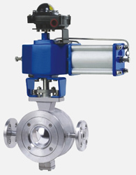 气动V型夹套保温球阀 原理、特点与应用解析